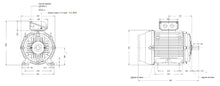 Cargar imagen en el visor de la galería, Motor Weg alta eficiencia 11 kW 4P 160 B3T