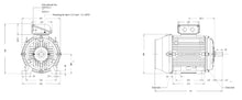 Cargar imagen en el visor de la galería, Motor Weg alta eficiencia 30 kW 4P 200 B3T