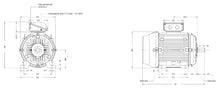Cargar imagen en el visor de la galería, Motor Weg alta eficiencia 37 kW 4P 200 B3T