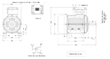 Cargar imagen en el visor de la galería, Motor Weg alta eficiencia 3 kW 4P 100 B3T