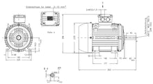Cargar imagen en el visor de la galería, Motor Weg alta eficiencia 5,5 kW 2P 112 B3T