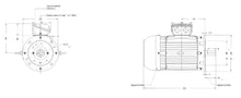 Cargar imagen en el visor de la galería, Motor Weg alta eficiencia 5,5 kW 4P 112 B5T