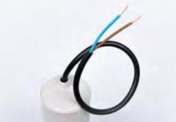 Condensador 4μF conexión cable Italfarad fabricado en Italia