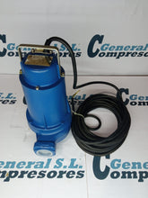 Cargar imagen en el visor de la galería, Bomba Marelli 1CV FEC F-100T Bomba Sumergible para Aguas Residuales