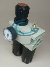 Cargar imagen en el visor de la galería, Sistema Filtrante Completo ABAC AirNet 3/8 h 2813920027 FRL FPR-MO-3/8”f