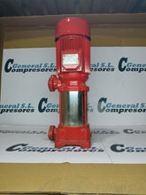 Cargar imagen en el visor de la galería, ¡OCASIÓN! Bomba Marelli 4CV GMVN 400T (roja) Bomba Centrífuga Multicelular Vertical