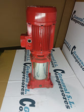 Cargar imagen en el visor de la galería, ¡OCASIÓN! Bomba Marelli 4CV GMVN 400T (roja) Bomba Centrífuga Multicelular Vertical