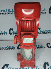 Cargar imagen en el visor de la galería, ¡OCASIÓN! Bomba Marelli 4CV GMVN 400T (roja) Bomba Centrífuga Multicelular Vertical