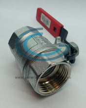 Cargar imagen en el visor de la galería, Válvula esfera 1H-1H PN40 H-H Roscar Palanca negra funda roja - Arco Turia