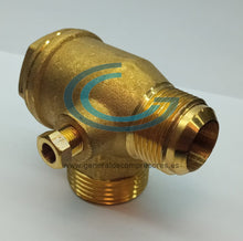 Cargar imagen en el visor de la galería, Válvula de retención 1"M - 3/4"M cónico