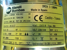 Cargar imagen en el visor de la galería, Bomba Marelli 1CV DREN I-100MA Bomba Sumergible para Drenaje
