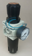 Cargar imagen en el visor de la galería, Separador de Agua con Filtro y Reductor de Presión ABAC AirNet 1/2 h 2813920016 FRL FPR-1/2”f
