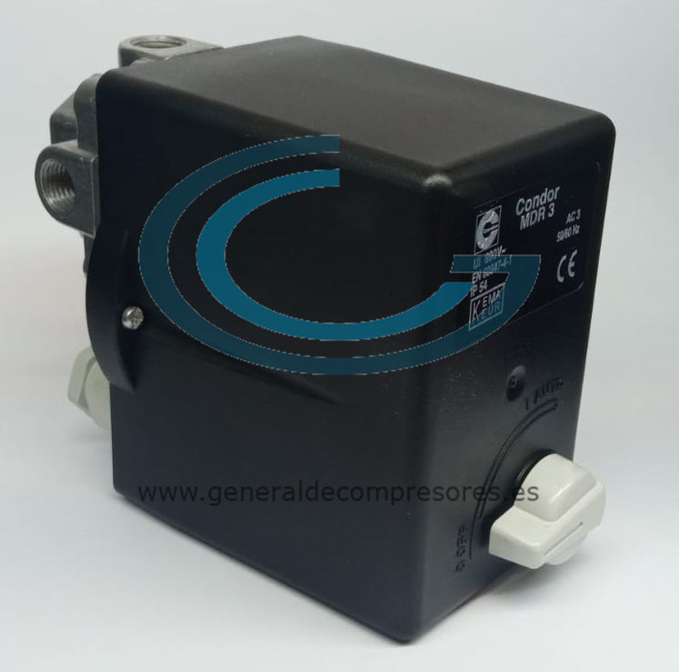 Presostato Condor MDR 3/11 256113 Con Relé De 20A - General De Compresores - Foto 4